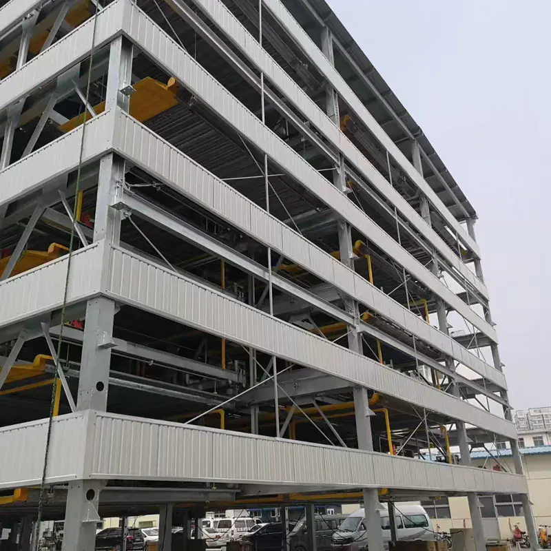 Stahlkonstruktionsgarage